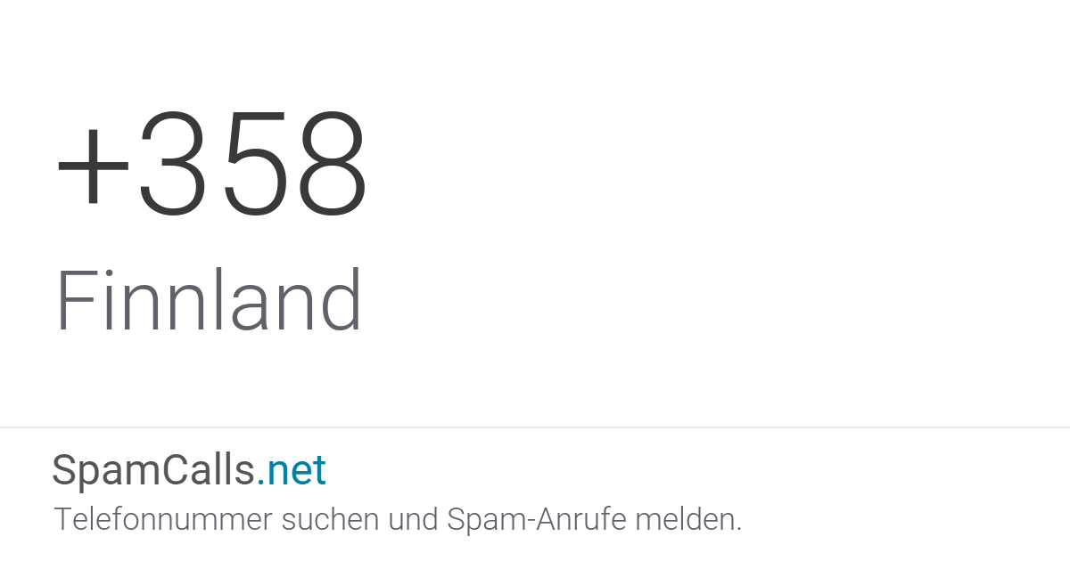vorwahl-358-anrufe-aus-finnland-spam
