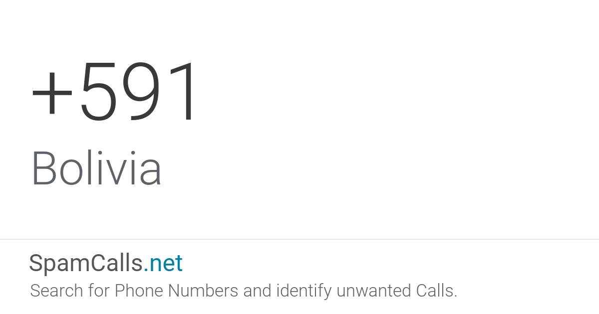 country-code-591-phone-calls-from-bolivia