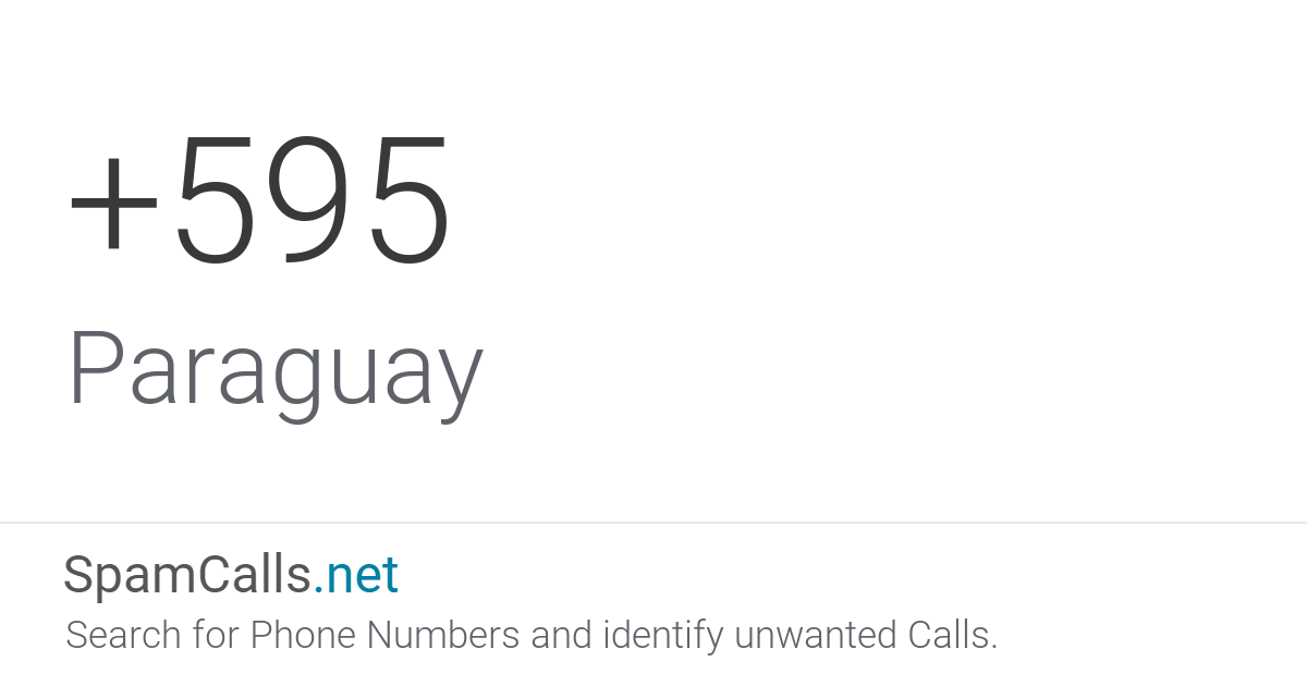 country-code-595-phone-calls-from-paraguay